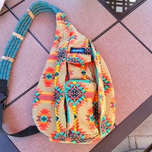 Kavu Multicolor Geometric Sling Bag